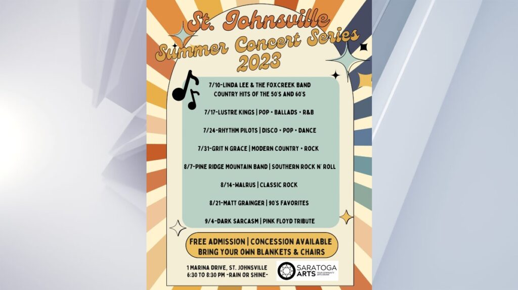 St. Johnsville summer concert series announced