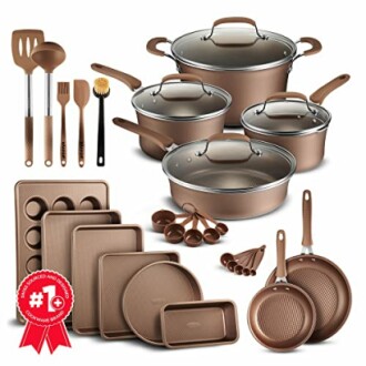 cookware-set-–-23-piece-–gold-multi-sized-cooking-pots-with-lids,-skillet-fry-pans-and-bakeware-review